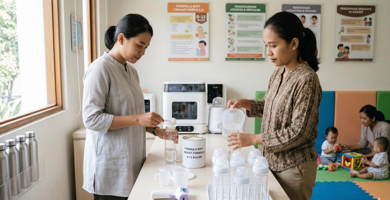 Cara Membuat Susu Formula yang Benar-daycare-bayi-dijogja-kelompok-bermain