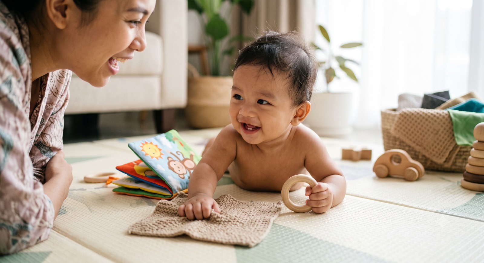 Stimulasi Sensorik,Cara Terbaik Merangsang Perkembangan Otak Bayi-daycare-jogja-sahabat-juara