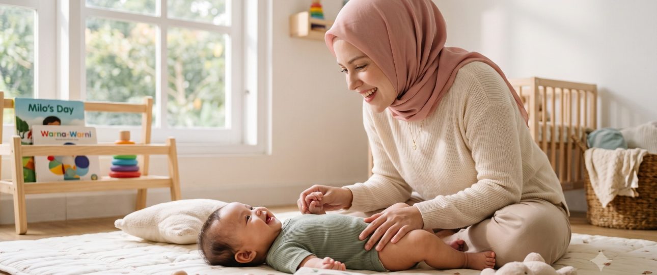 Perkembangan Bahasa & Komunikasi Bayi 0-6 Bulan dan Cara Stimulasinya-sahabatjuaradaycarejogja