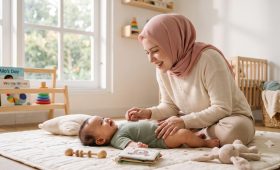 Perkembangan Bahasa & Komunikasi Bayi 0-6 Bulan dan Cara Stimulasinya-sahabatjuaradaycarejogja